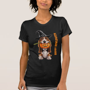 Camiseta Chapéus e abóbora vestindo bruxas