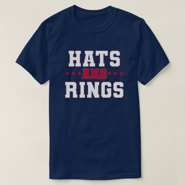 Camiseta Chapéus e Anéis (Frente do Design)