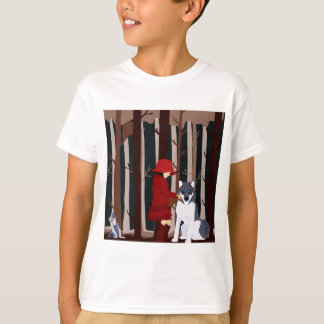 Camiseta Chapeuzinho Vermelho para fazer amigos