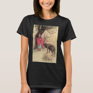 Camiseta Chapeuzinho Vermelho Vintage por Warwick Goble