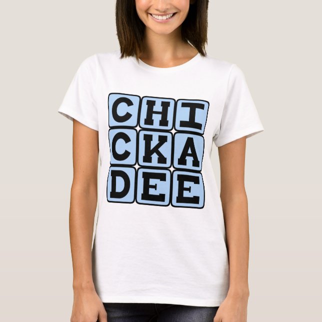 Camiseta Chapim-americano, Ave norte-americana (Frente)