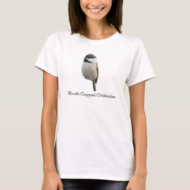 Camiseta Chapim-de-cabeça-preta (Frente)