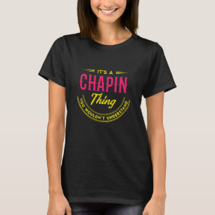 Camiseta CHAPIN Name, CHAPIN Family Name crest