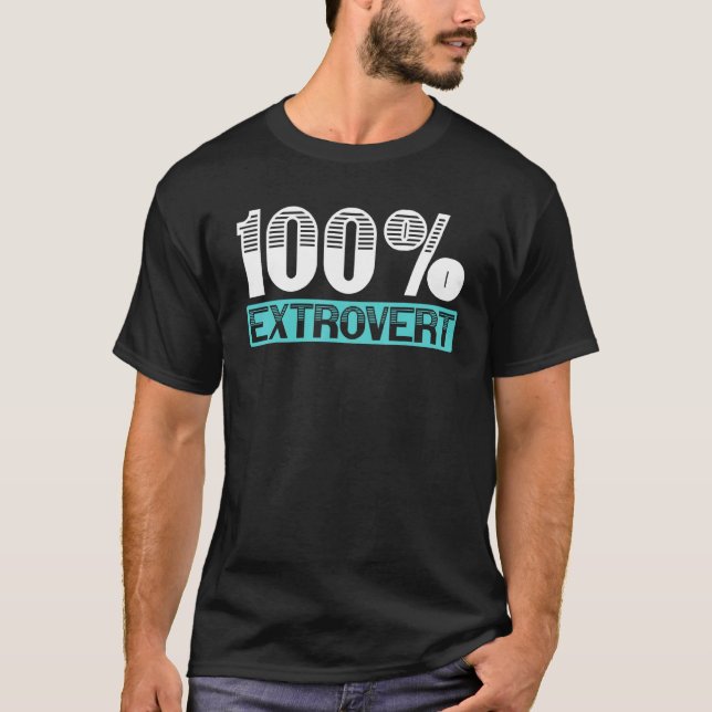 Camiseta Character Friendly Behavior Extroverted Extrovert  (Frente)