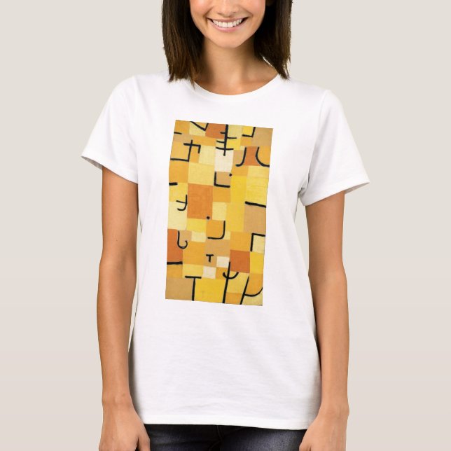 Camiseta Characters in yellow - Paul Klee (Frente)