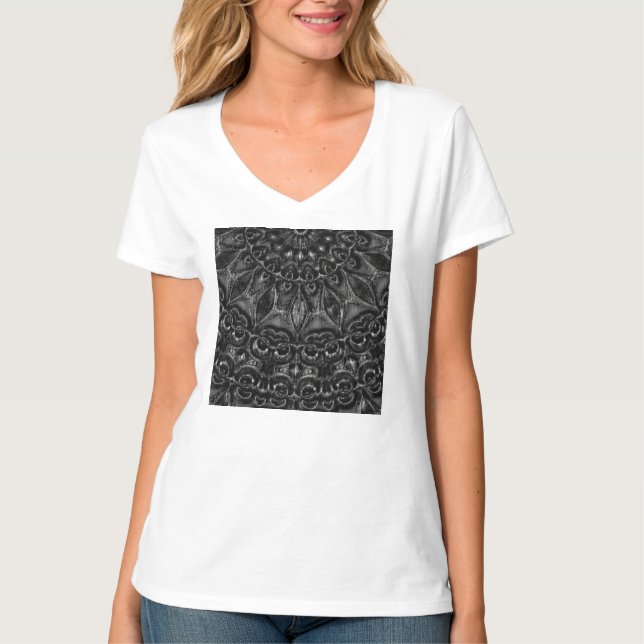 Camiseta Charcoal Mandala  (Frente)