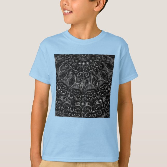 Camiseta Charcoal Mandala  T-Shirt (Frente)