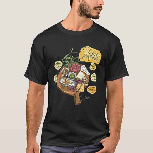 Camiseta Charcuterie Cheese Board Hostess (Frente)