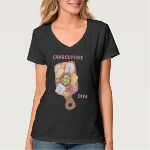 Camiseta Charcuterie Diva Cheese Board & Salami
