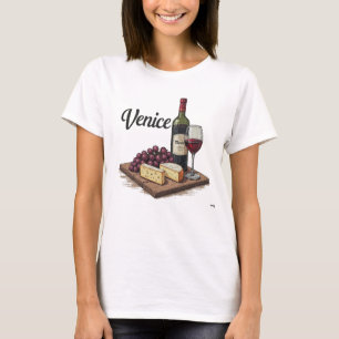 Camiseta Charcuterie & Merlot Euro Venice Chade Tee