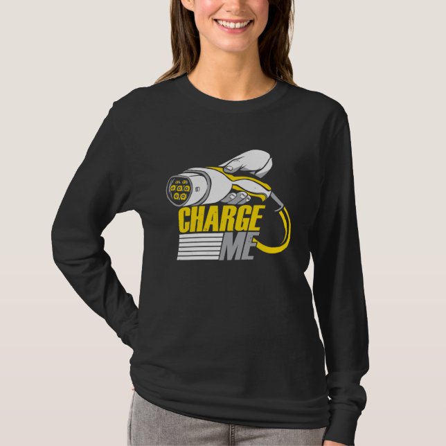 Camiseta Charge Me Electric Vehicle (Frente)