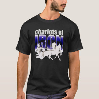 Camiseta Chariots do ferro - logotipo - preto