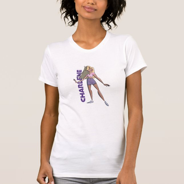 Camiseta Charlene de Guardas do Reino (Frente)