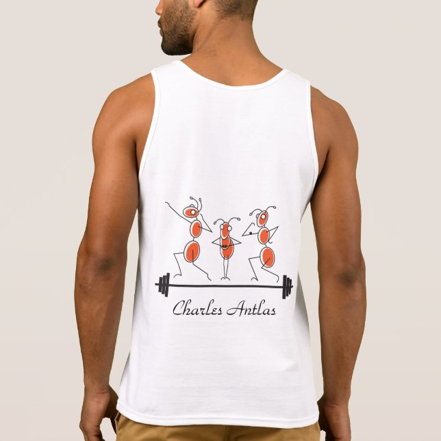 Camiseta Charles Antlas™_tri-pose Barbell (Verso)