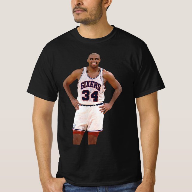 Camiseta Charles Barkley T Shirt Basball Fan Hoodie (Frente)