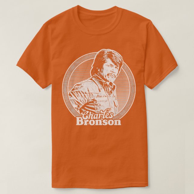 Camiseta Charles Bronson Fan Design 1 (Frente do Design)