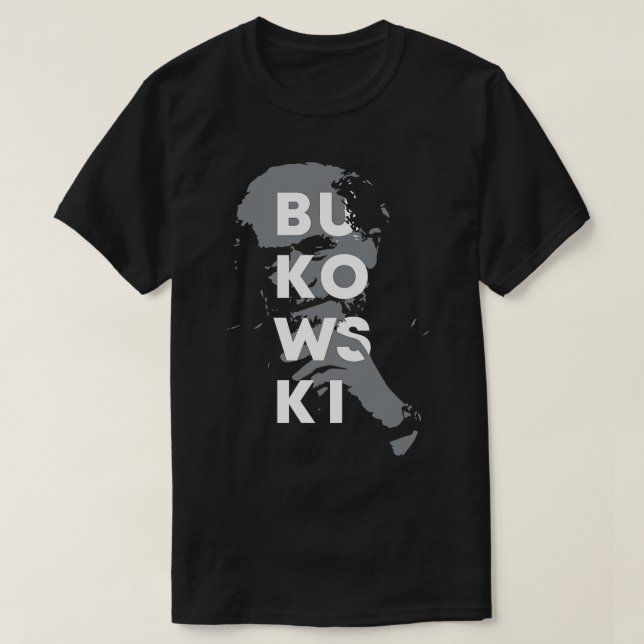 Camiseta Charles Bukowski (Frente do Design)