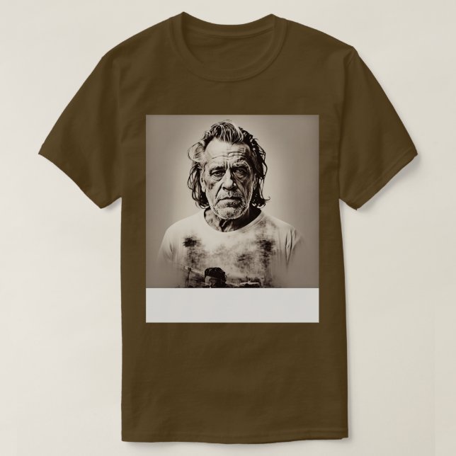 Camiseta Charles Bukowski 8 (Frente do Design)