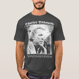 Camiseta Charles Bukowski Aestético Faded Punkstyle Design