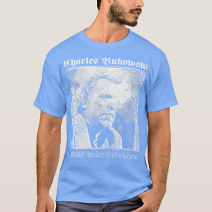 Camiseta Charles Bukowski Aestético Faded Punkstyle Design