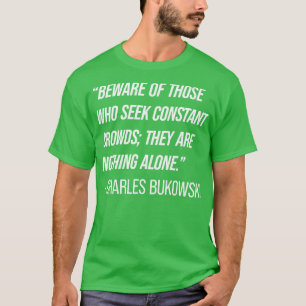 Camiseta Charles Bukowski Cotação 7