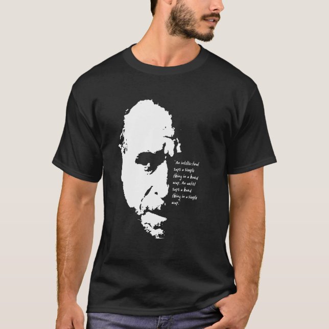 Camiseta Charles Bukowski Portrait (Frente)