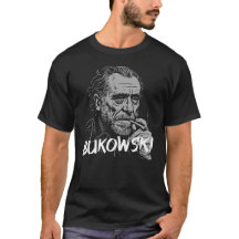 Charles Bukowski Portrait with Cigarette 