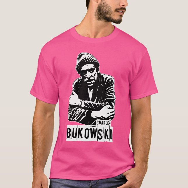 Camiseta Charles Bukowskivintage Para Ventiladores (Frente)