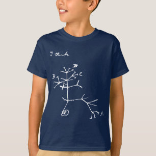 Camiseta Charles Darwin - Eu Acho (Branco)