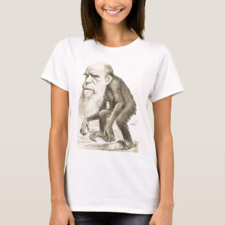 Camiseta Charles Darwin o homem do macaco