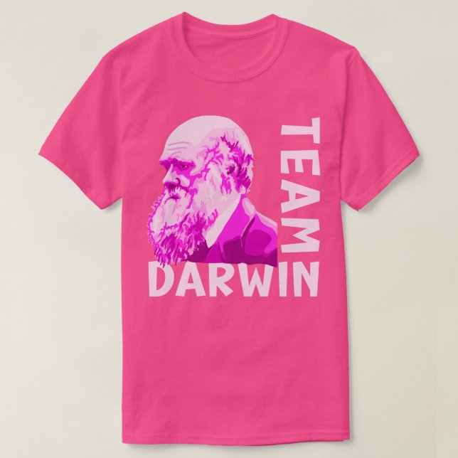 Camiseta Charles Darwin Portrait (Frente do Design)