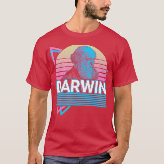 Camiseta Charles Darwin Theory de Evolução e Presente1