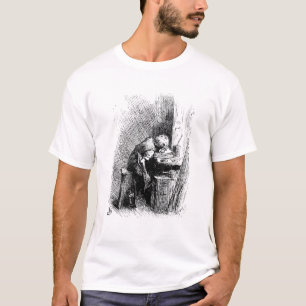 Camiseta Charles Dickens na fábrica enegrecendo