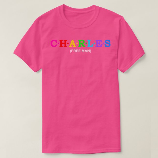 Camiseta Charles Free Man (Frente do Design)