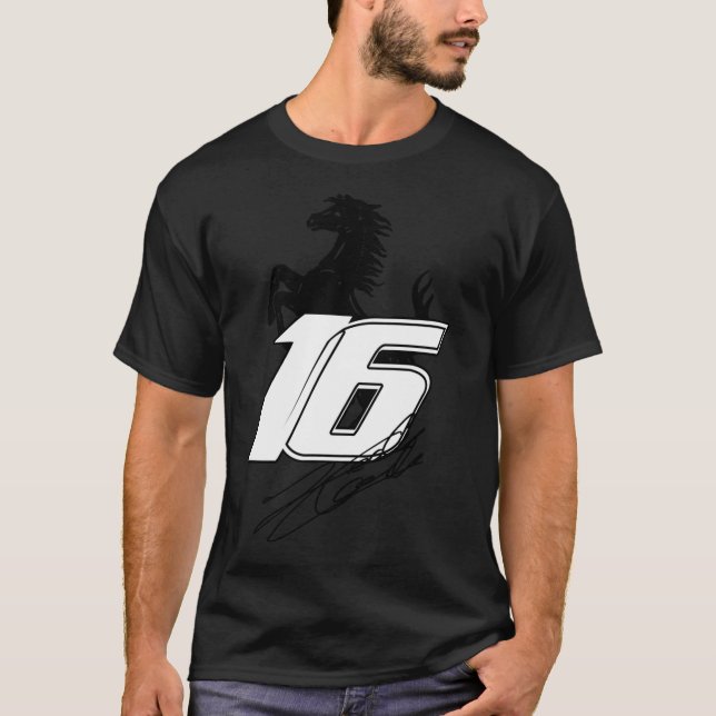 Camiseta Charles Leclerc 2020 Classic T-Shirt (Frente)