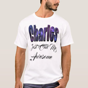 Camiseta Charles, Name, Logo