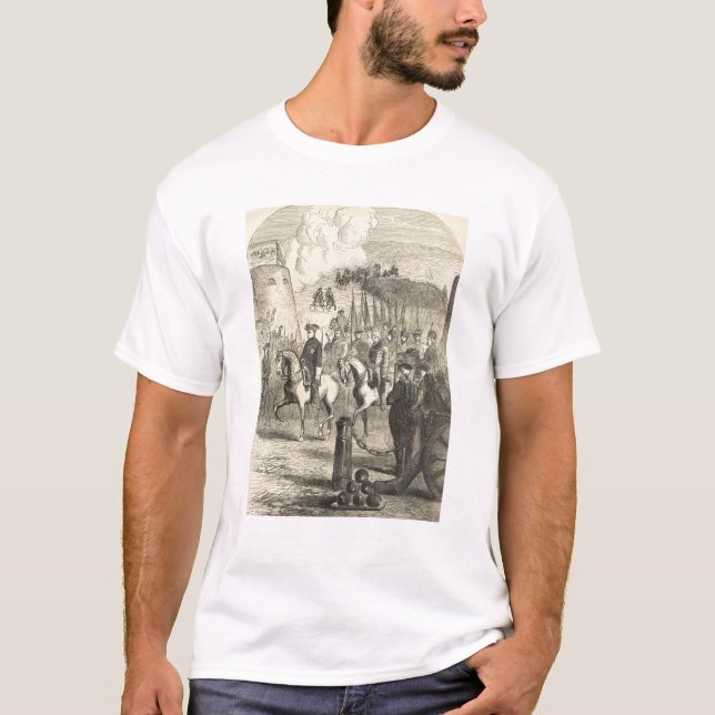 Camiseta Charles XII da suecia que entra em Copenhaga (Frente)