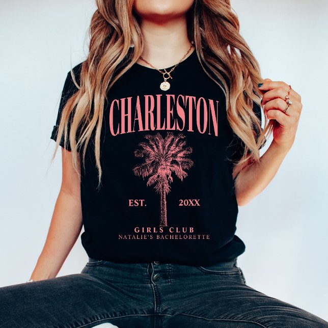 Camiseta Charleston Bachelorette Custom Luxury Social Club (Criador carregado)