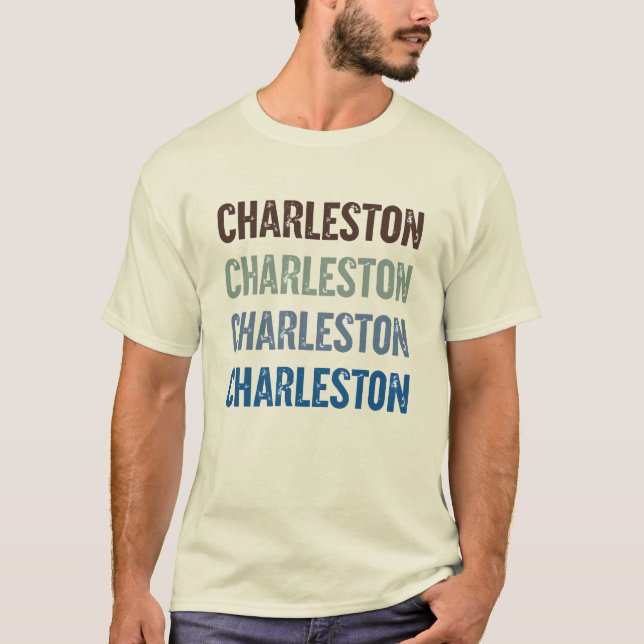 Camiseta Charleston, Carolina do Sul (Frente)