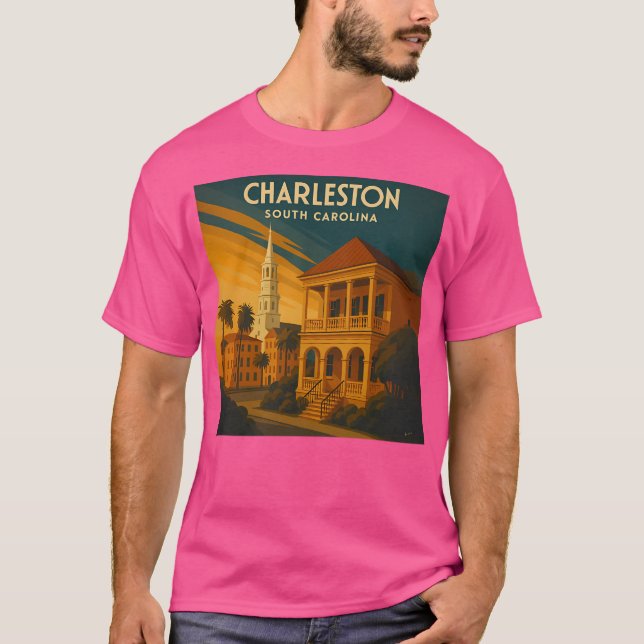 Camiseta Charleston Carolina do Sul (Frente)
