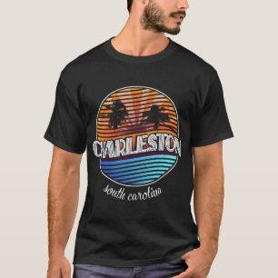 Camiseta Charleston South Carolina Palm Tree