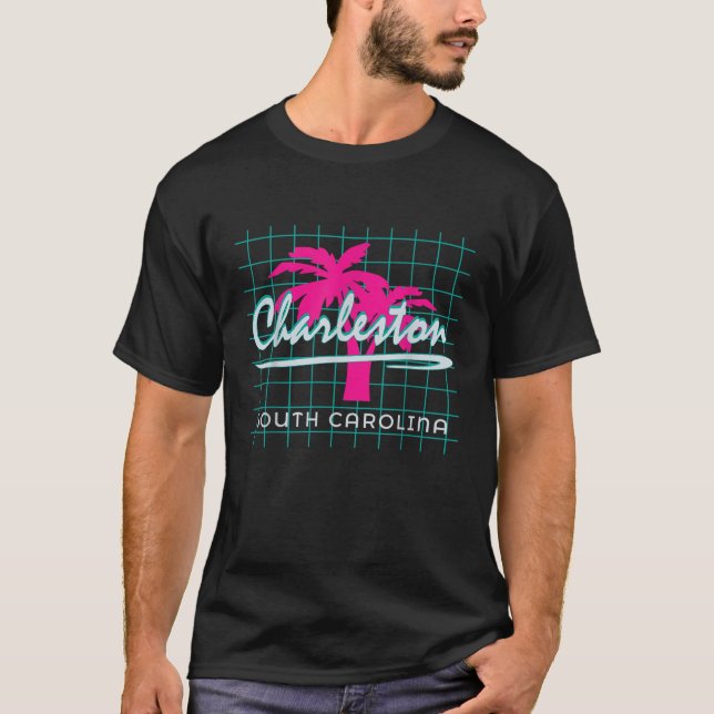 Camiseta Charleston South Carolina Vintage SC (Frente)