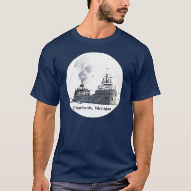 Camiseta Charlevoix, Michigan (Frente)