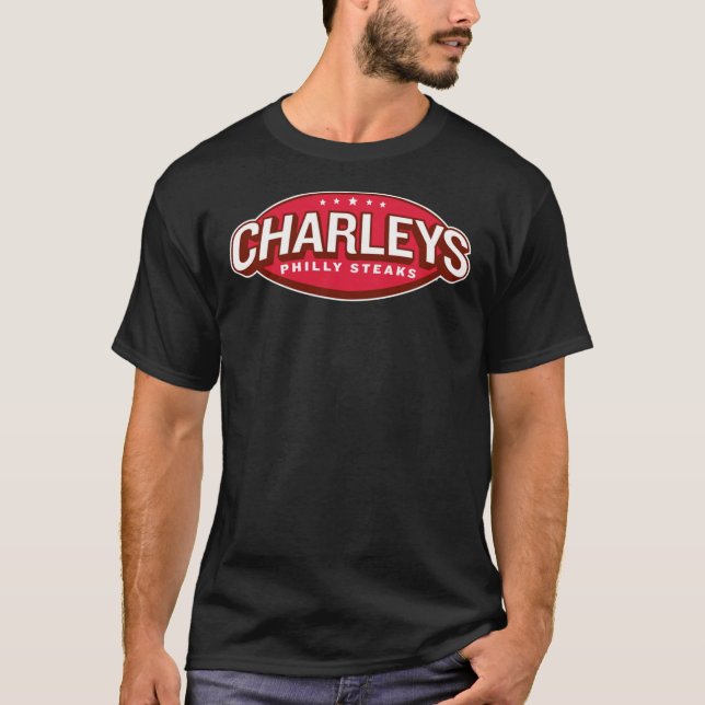 Camiseta Charleys Philly Steaks Clássica T-Shirt (Frente)