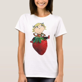 Camiseta Charlie and lola - Lola on a Strawberry