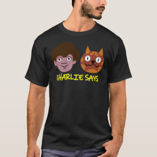 Camiseta Charlie diz Indie, Retro, a classe retrô prodígio