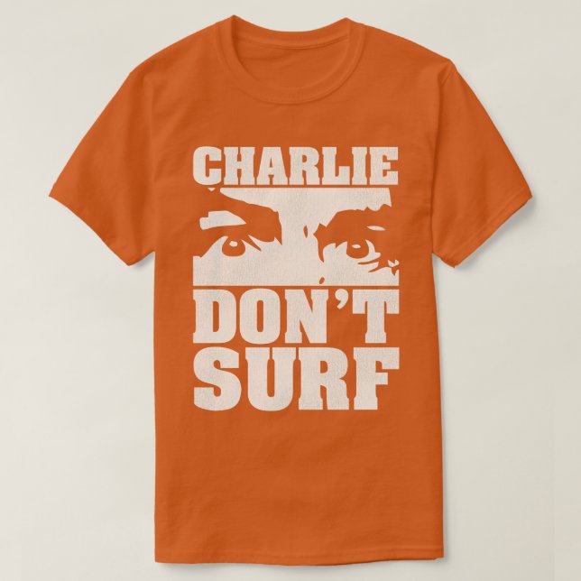 Camiseta Charlie Dont Surf 1 (Frente do Design)