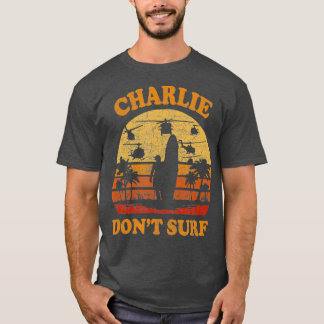 Camiseta Charlie Dont Surf Guerra Militar do Vietnã