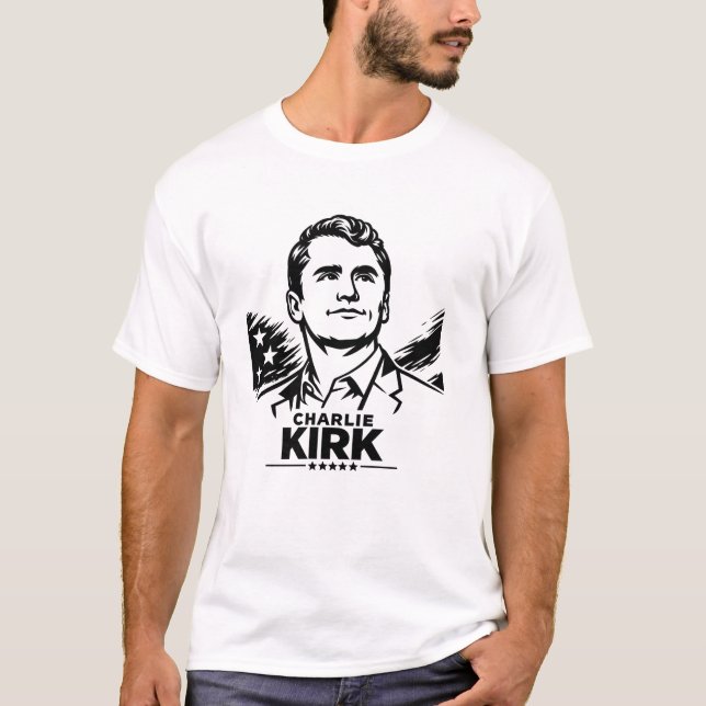 Camiseta charlie Kirk (Frente)