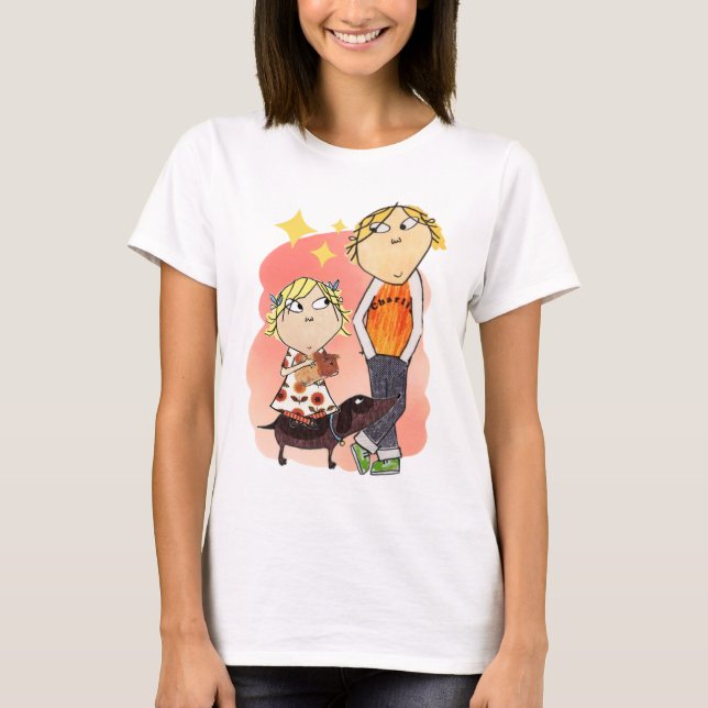 Camiseta Charlie, Lola, Sizzles & Hamster Friends  (Frente)